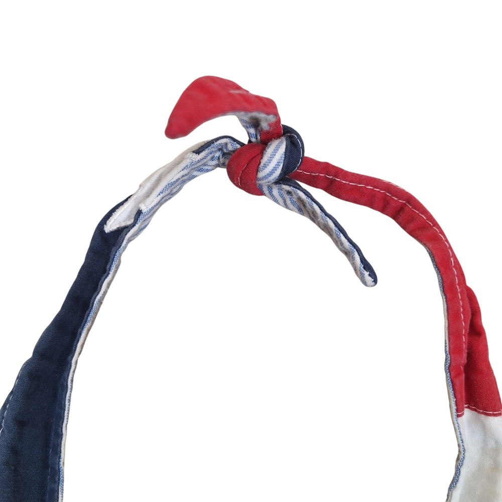 Tommy Hilfiger Y2K American Flag Stars Stripes Patriotic Red Blue Halter Top S - Picture 4 of 7